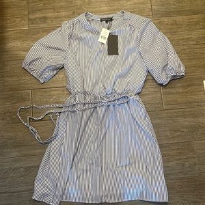 Gibson Look Day Trip Dress With Braided Belt